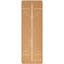 Yugland  Eco-friendly  Cork Wood Yoga Mat with Customized Logo